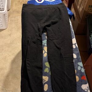 Black Fleece Lined Leggings